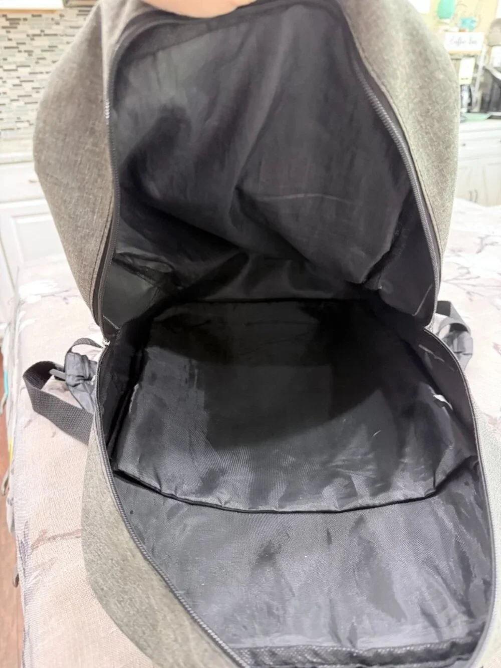 Starbucks LE 25 Limited Edition Gray Backpack Laptop Travel School Book Bag EUC